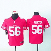 Youth Nike 49ers 56 Reuben Foster Red Team Color Game Stitched Jersey